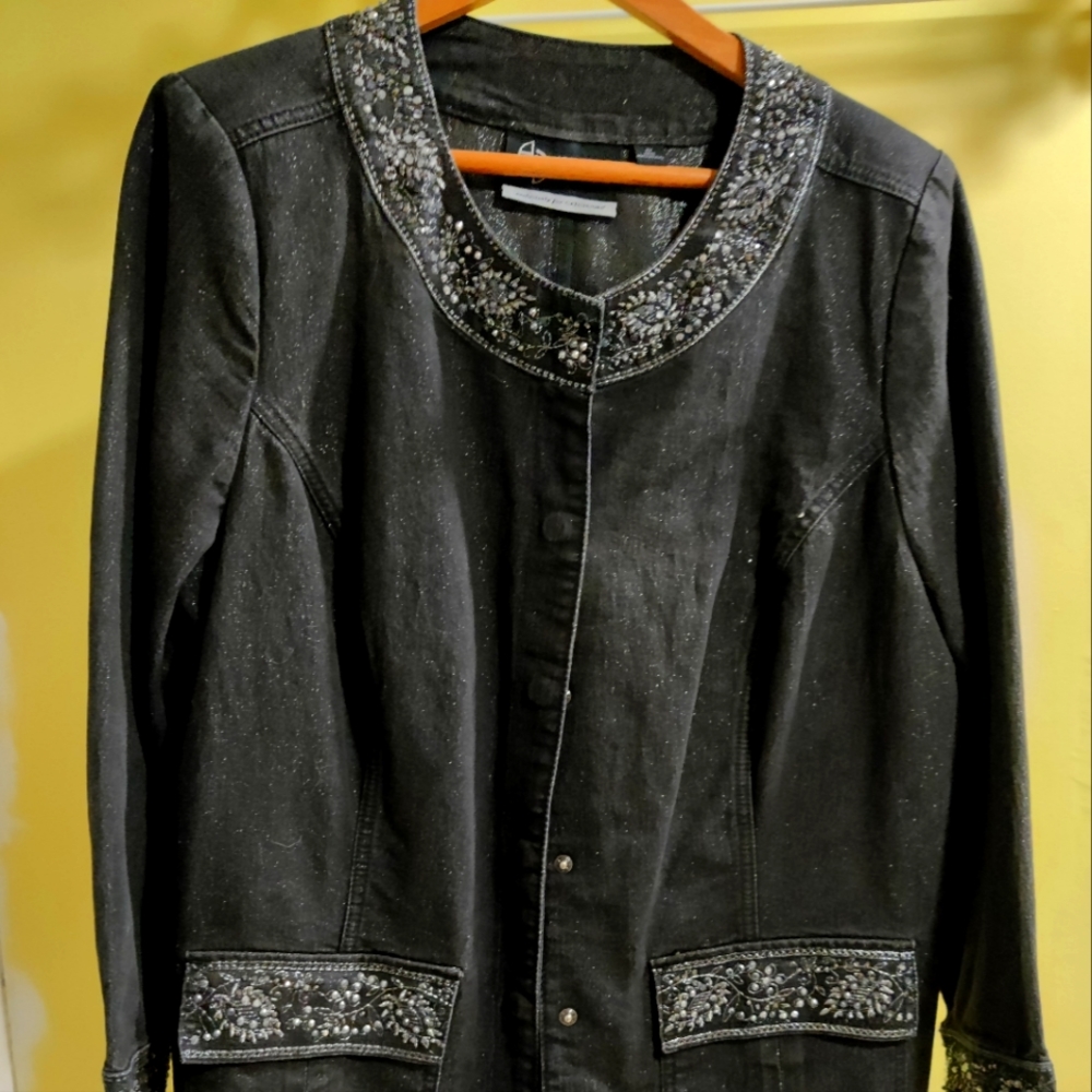 Dressy denim jacket